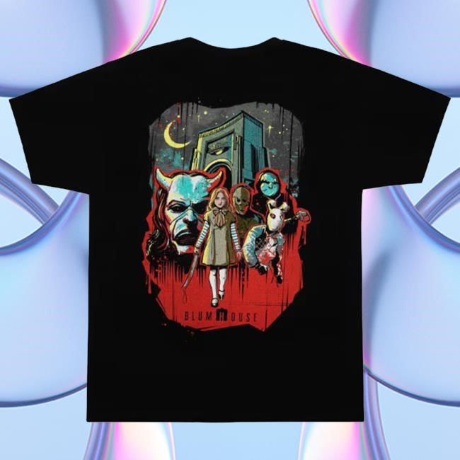 Official Halloween Horror Nights 2025 Blumhouse Adult Top Shirt