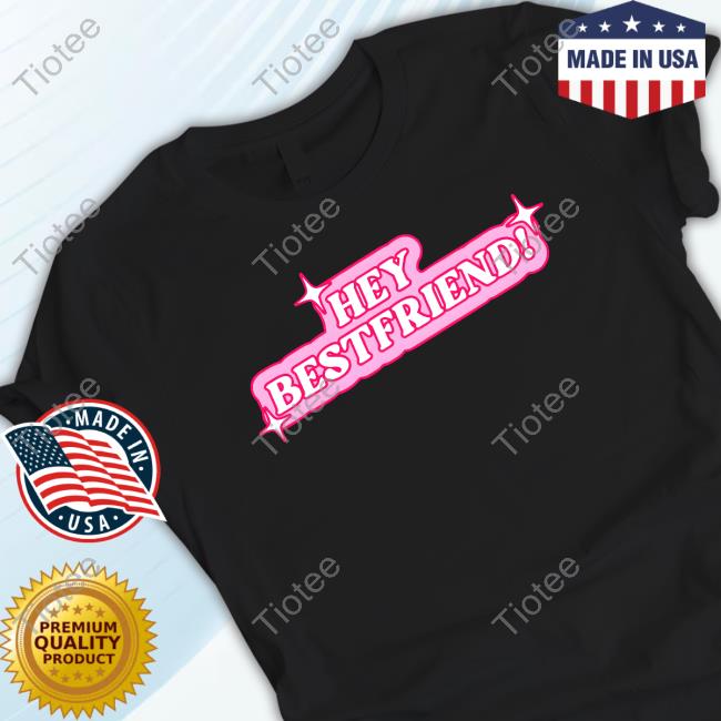 Alana Lintao Merch Hey Bestfriend Black Tee