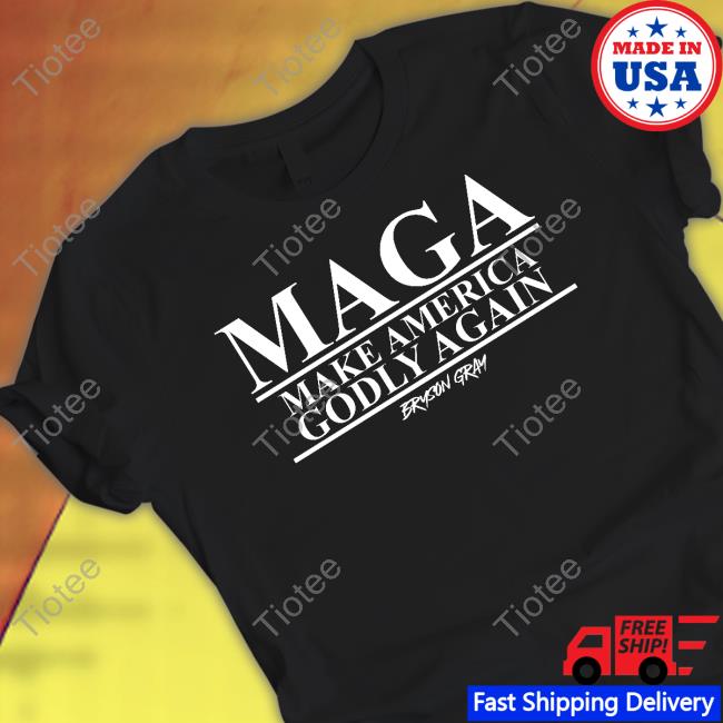 Brysoncreates2 Store Maga Make America Godly Again Bryson Gray Long Sleeve