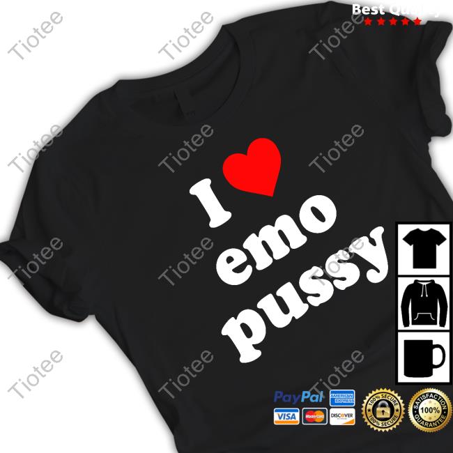 Official I Heart Emo Pussy Tee Shirt