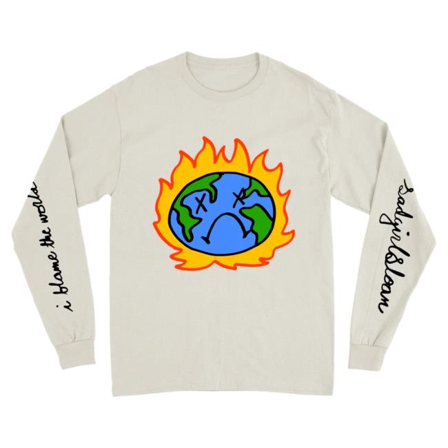 Official Sasha Alex Sloan Merch Store Sasha Alex Sloan World LS Natural Sasha Alex Sloan Apparel Clothing Shop