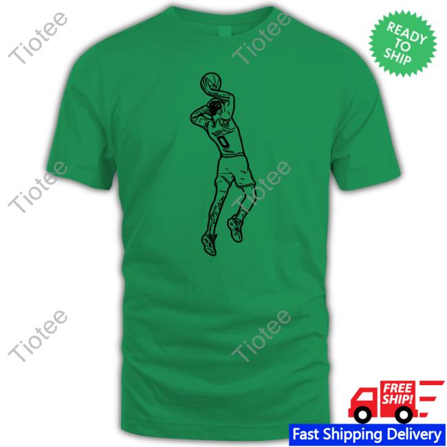 Jayson Tatum Playing Basketball Shirt
