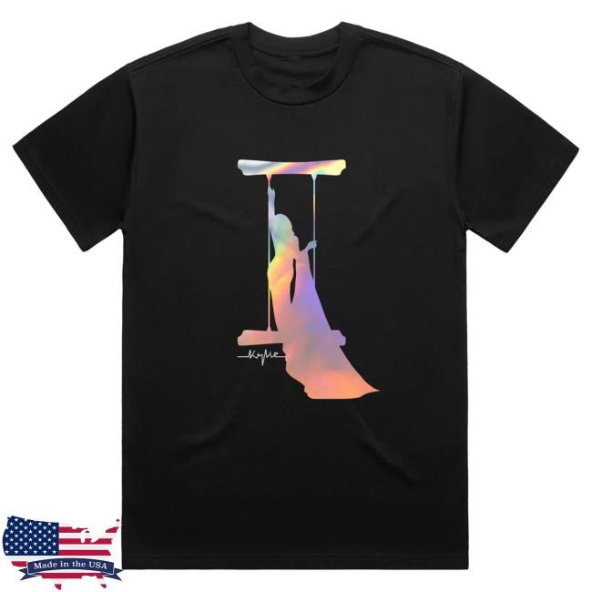 Official Kylie Minogue Merch Store Shop Kylie Minogue Tension II Foil Print Popover Shirt Kylieminogue