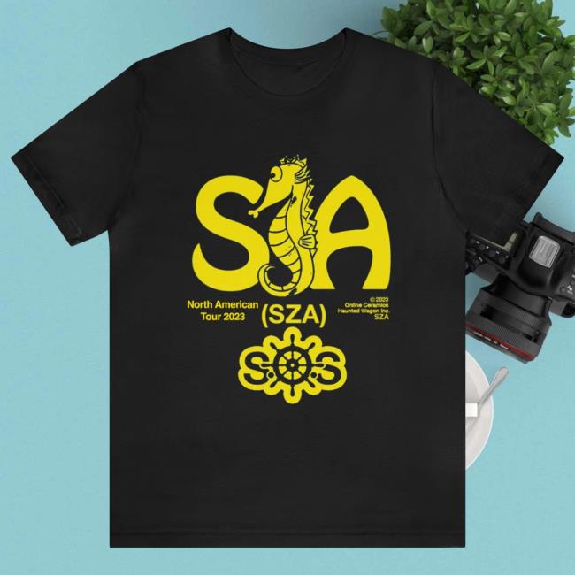 SZA Black SOS Seahorse Europe Tour Hot Shirt