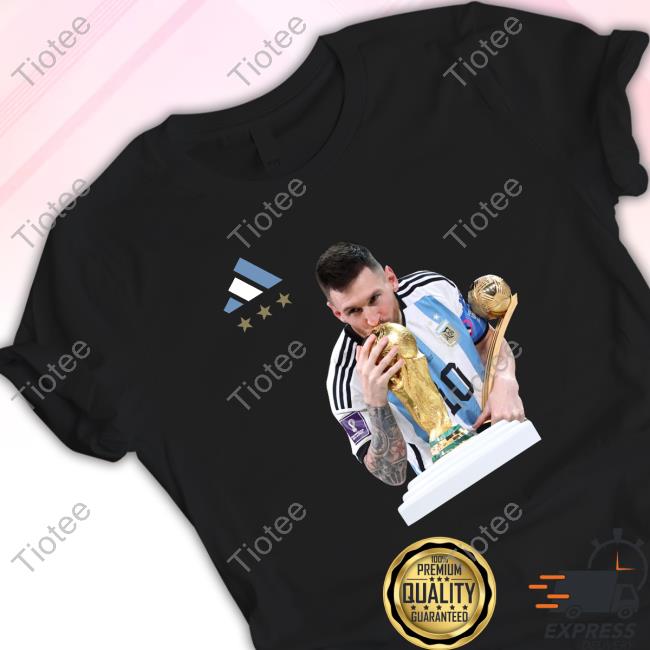 Zwe Zwebackhd Messi Kiss Cup Tee Argentina's 3Rd World Cup Title