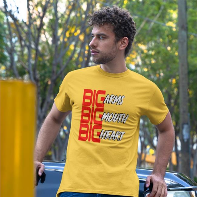 Big Arms Mouth Heart Tee Shirt