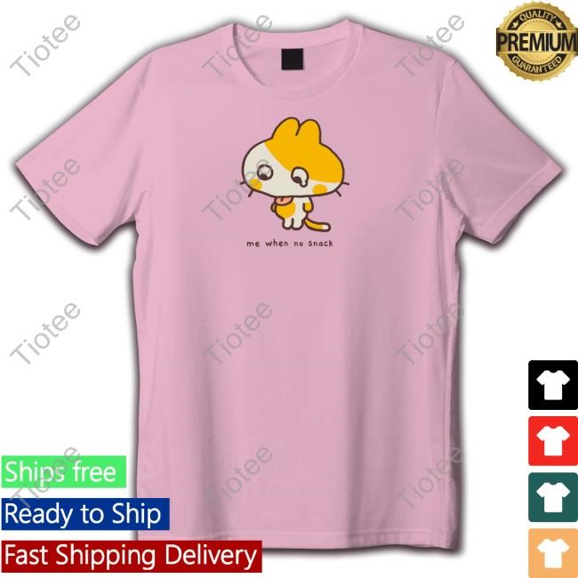 Me When No Snack Cat Long Sleeve T Shirt Liliuhms