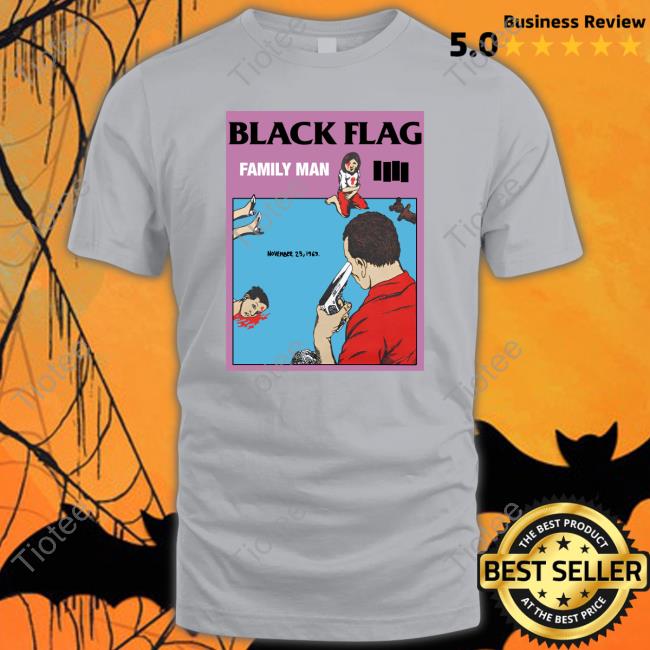 Black Flag Family Man T-Shirt