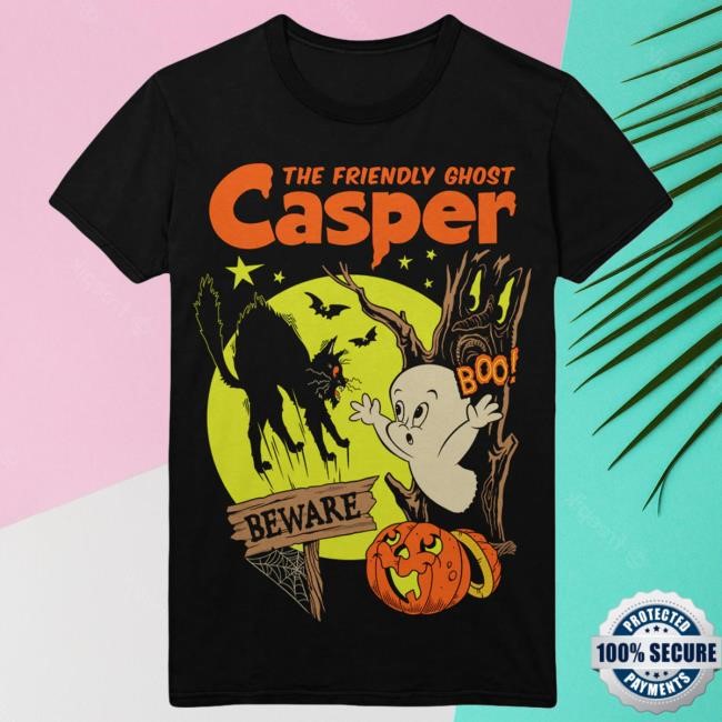 Official Gutter Garbs Casper the Friendly Ghost: Halloween (Spooky Season) Tshirt