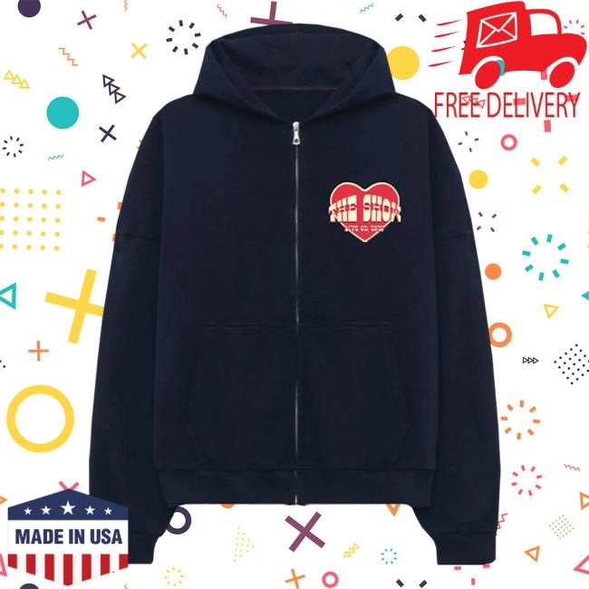 The Show Live On Tour Navy Zip Up Hoodie Niall Horan