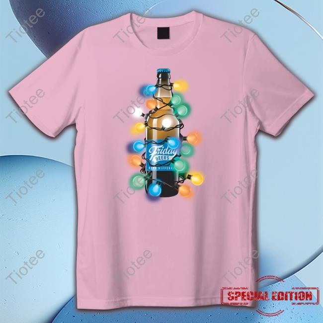 Friday Beers Merch Christmas Bottle Youth T-Shirt