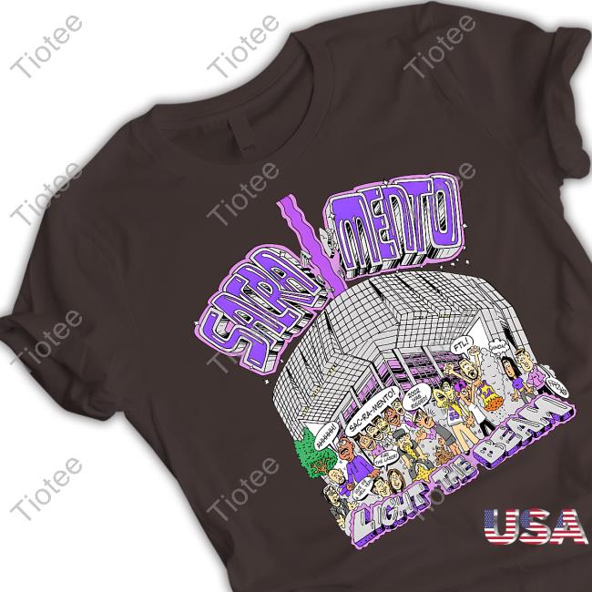 Midtown Merch Sacra Mento Light The Beam Tee Shirt Deuce Mason