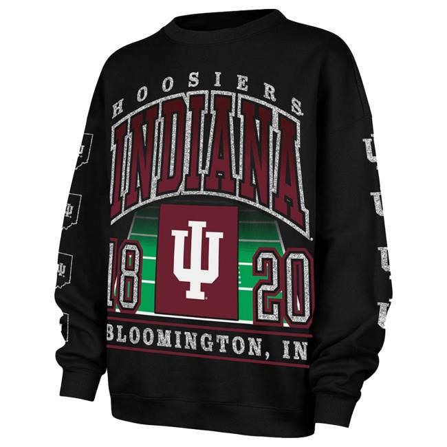 Official Shop Big Ten Store Indiana Hoosiers Black 47 Go Big Shirt