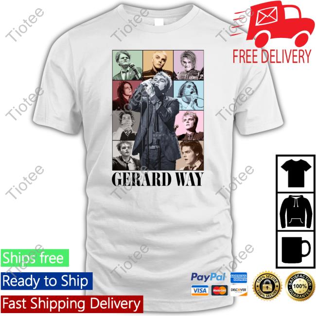 Hejprebianca Gerard Way Eras Tour Long Sleeve Tee Shirt