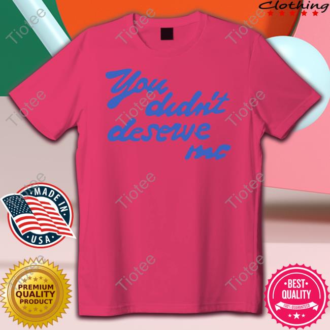 Omar Apollo You Didn't Deserve Me Long Sleeve Shirt