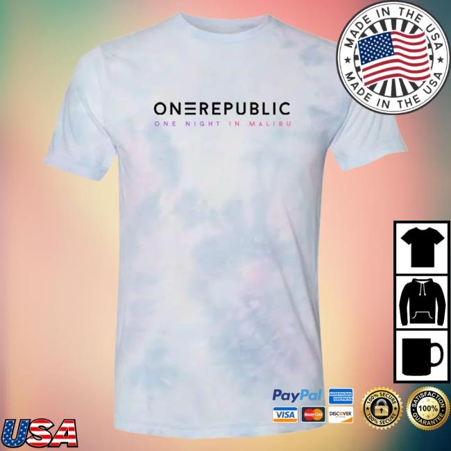Official One Republic Shop Onerepublic Malibu Tie Dye Shirt