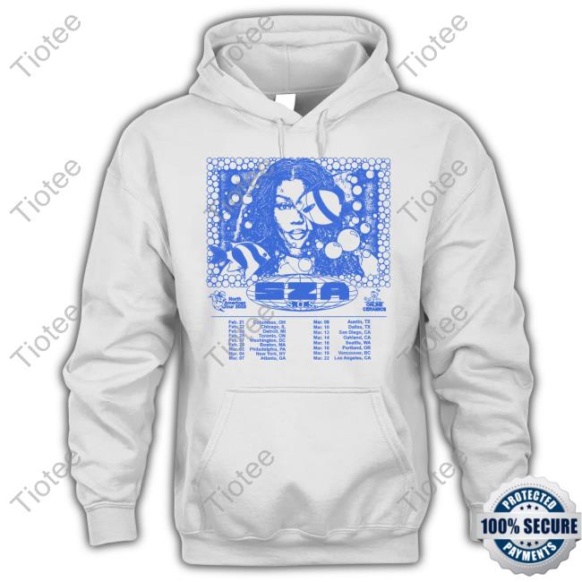 Official Sza Sos Tour Sza White Sos North America Tour Shirt
