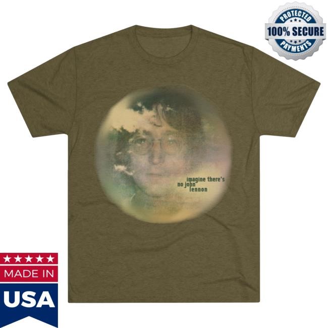 Official Brandon Herrera Merch Imagine There's No John Lennon Shirt New OD Green