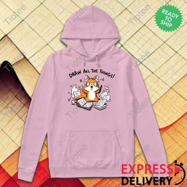 Draw All The Things Shirt TeeTurle Merch