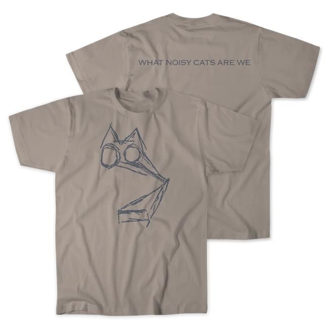 Official R.E.M. Merch Store What Noisy Cats Are We Shirt 2024 (Pebble)