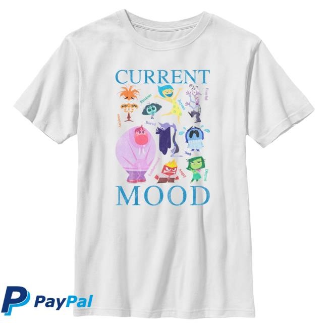 Official Regal Theatres Store Inside Out 2: Current Mood T-Shirt