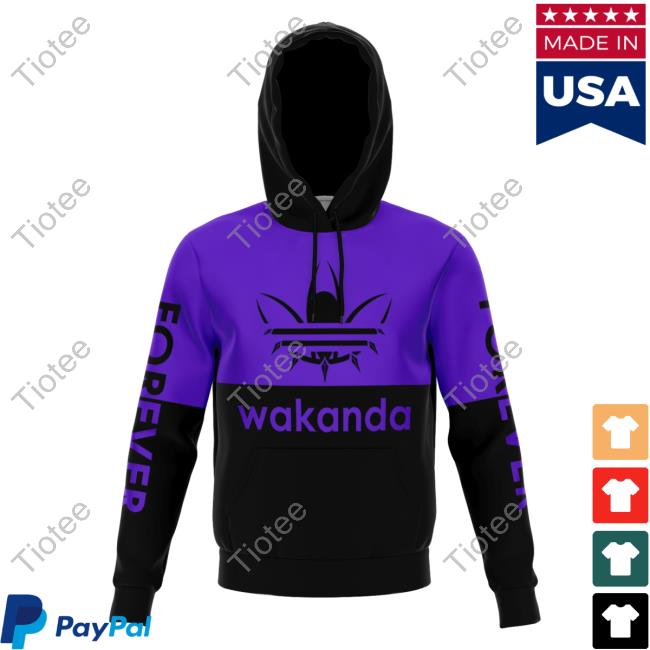 Official Melanin Clothing Store Shop Wakanda Purple Crew neck Sweatshirt Melaninapparel Merch