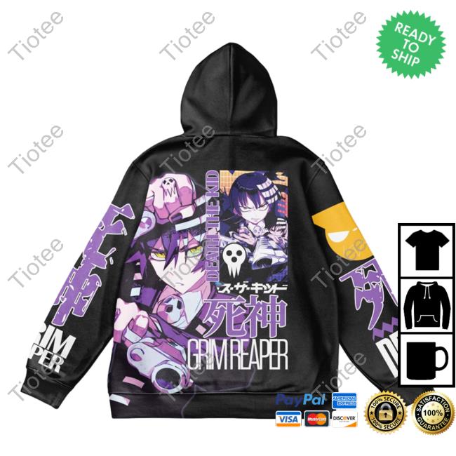 Official Anime Ape Clothing Death The Kid Soul Eater Streetwear Hoodies Animeape