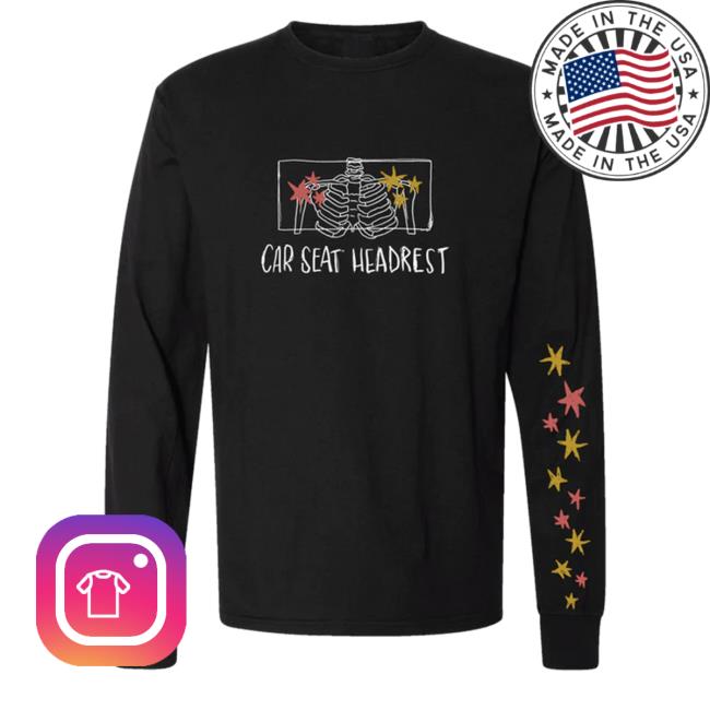 Official Car Seat Headrest Merch "Bodys" Garment Dyed Long Sleeve T Shirt Carseatheadrestmerch