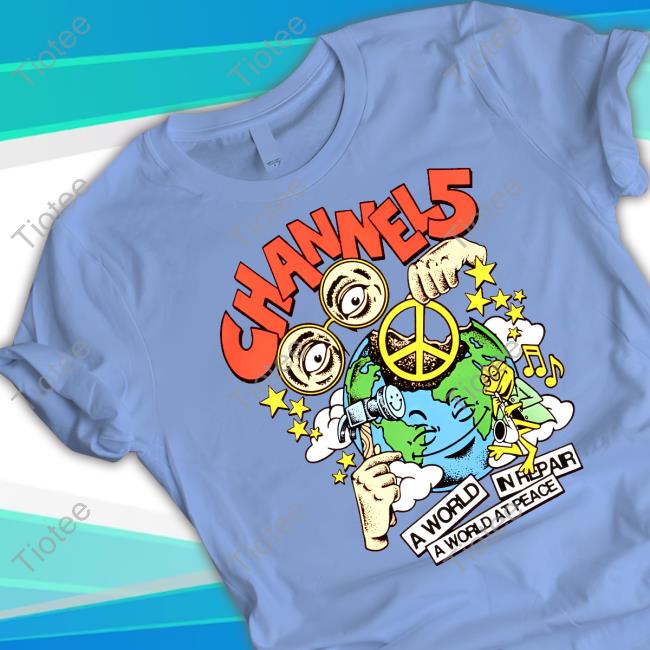 Channel Five Merch Channel5 A World In Repair A World At Peace Long Sleeve