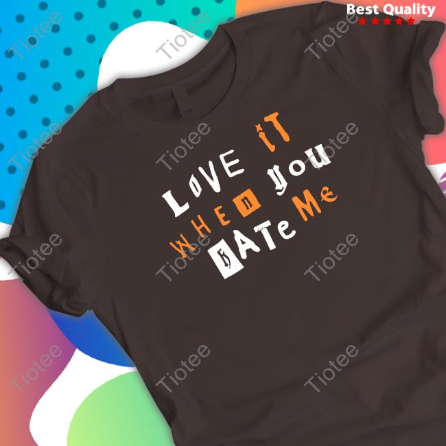 Official Avril Lavigne Merch Love It When You Hate Me T Shirt