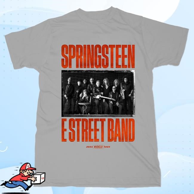 Official Bruce Springsteen Merch Store Springsteen & The E-Street Band 2024 World Tour Photo Tee