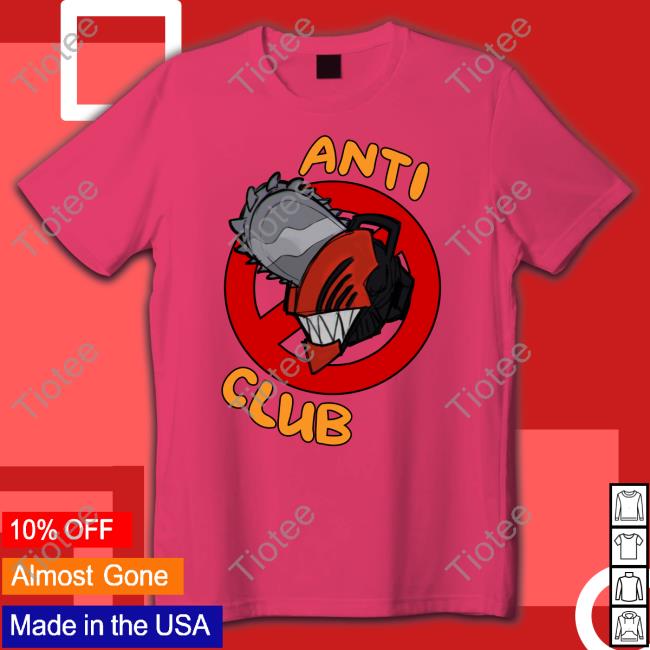 Japanese Chain Saw Man Anti Club Shirt Lavelis