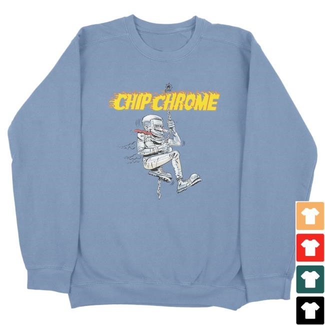 Official The Neighbourhood Merch Store Chip Chrome - Mic Swing Sweatshirt