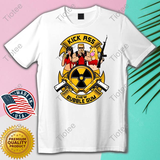 Duke Nukem Kick Ass Chew Bubble Gum Hoodie