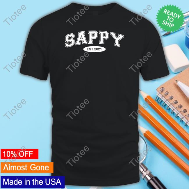 Official Sappy Seals Shop Collegiate Sappy Est 2021 Tee