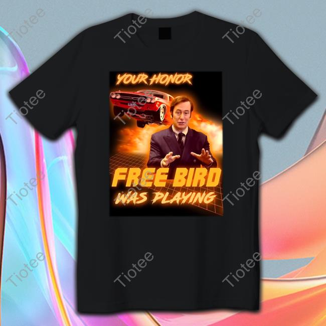 Your Honor Free Bird Was Playing Hoodie