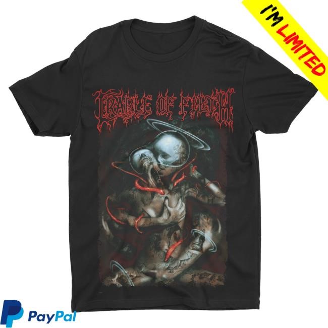 Official Night Shift Merch Store Cradle Of Filth - To Live Deliciously T Shirt Nightshift Merch