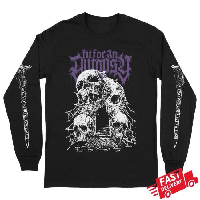 Official Fit For An Autopsy Merch Tomb Long Sleeve Shirt 2024