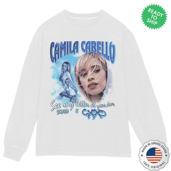 Official Camila Cabello Clothing Store Signed It C,Xoxo Long-Sleeve