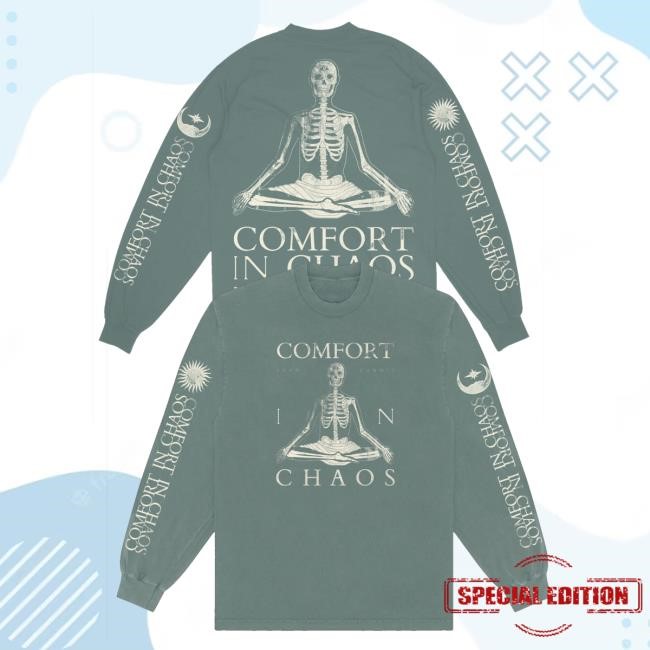 John Summit Official Merch Clothing John Summit Comfort In Chaos Tracklist Eucalyptus L/s