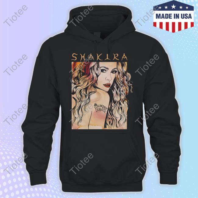 Shakira Merch Laundry Service Illustrated Hoodies