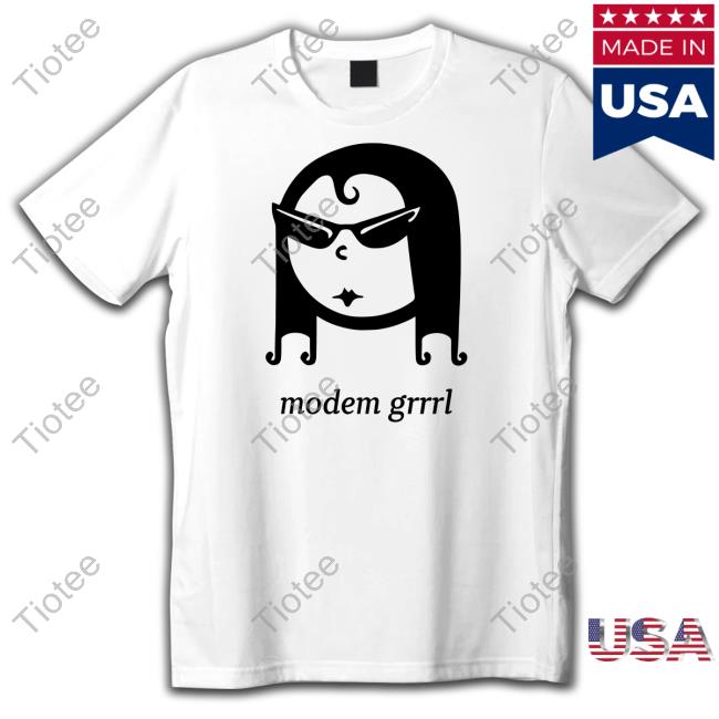 Boing Boing Modem Grrrl New Shirt Plaquemines Parish