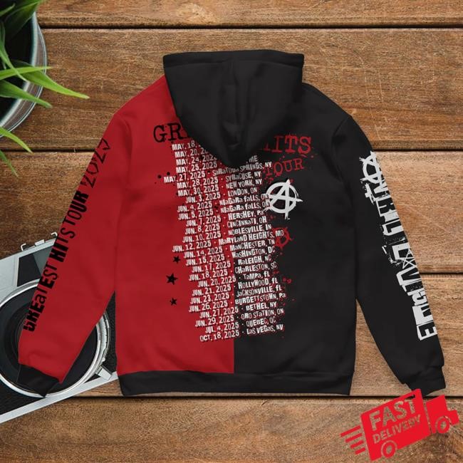 Official Avril Lavigne Merch Store Avril Lavigne Greatest Hits Tour 2025 Split Devil Hood
