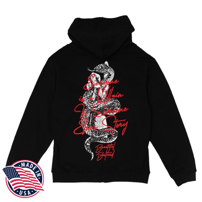 Official Philip Defranco Merch Store Beautiful Bastard Villains - Zip Pullover Sweatshirt Beautifulbastard Philipdefranco Shop