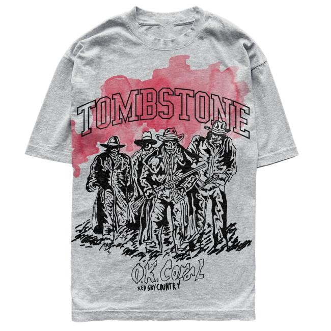 Warren Lotas Red Sky Country Shirt Tomb Stone Red Sky Country