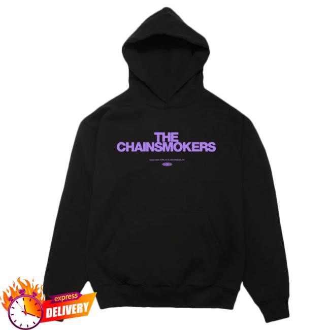 Official The Chainsmokers Merch The Chainsmokers Popover Sweatshirt