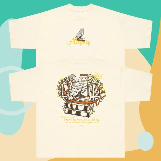 Official Allegory Clothing Crime Coefficient 0 Heavyweight Cropped Fit Attractive Shirt Allegory House Merch