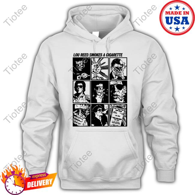 Official Gloom Cookie Vintage Lou Reed Smokes A Cigarette T-Shirt