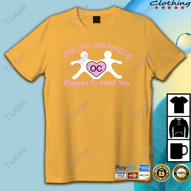 Online Ceramics Pleased To Meet You Classic Shirt