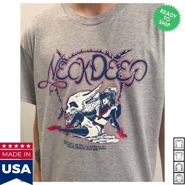 Official Neck Deep Sailor Shirt – Ash